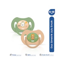 Wee Baby Duo Simetrik Uçlu Emzik 6-18 Ay No:2