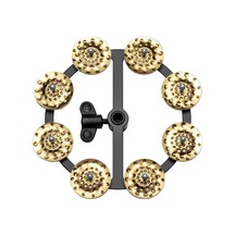 Meinl Hthh1b-bk Hihat 1 Row Hammered Brass Jingles Tamburin Siya