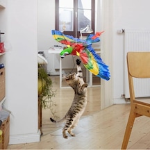 Zvnm Uçan Papağan Kedi Oyuncağı Zcv12
