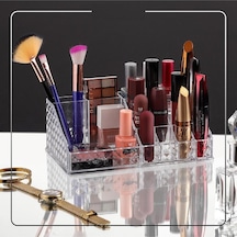 Makyaj Ve Kozmetik Düzenleyici Diamond Klasik Organizer Krc-020 Akrilik Turuncu Diğer