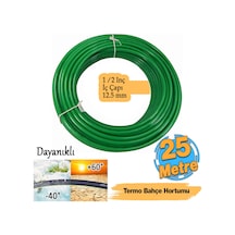 Termo Bahçe Hortumu 25 Metre Dayanıklı 3 Katlı Sağlam Çeşme Su Sulama Yıkama Hortum 12.5 Mm 1/2"