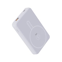 Bix PB109 10000 Mah Type-c Usb-a 22.5w Kablosuz Powerbank Beyaz
