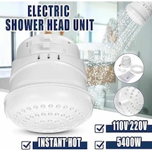 Taşınabilir Kolay Montajlı Ani Su Isıtıcısı Ayarlanabilir 3 Sıcaklık Kademesi 5400w 220v 25a 4mm²