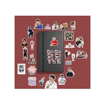 Kpop Temalı Defter Çıkartma Seti, Bullet Journal Sticker Abanoz