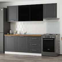 Minar 240 Cm Mebran C + Alm. Füme Cam Mtf Dlb Byz Ant 240-Mcacba2 Beyaz