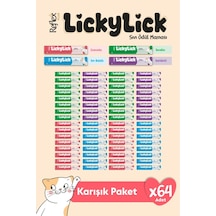 Reflex Plus Lickylick Sıvı Ödül Maması Karışık Paket 15 Gr X 64 Adet