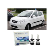 Kia Picanto Uzun + Kısa Far Ampulü H4 Access Yeni Seri Beyaz 2004-2011