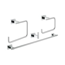 Essentials Cube Aksesuar Seti 4 Parça Krom-40778001