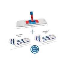 FLORA ENDÜSTRİYEL NEMLİ MOP APARATI 50 CM VE 2 ADET MİKROFİBER NE