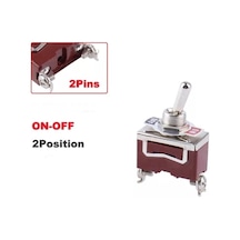 Mr-152-2 12mm Toggle Swıtch Büyük Boy On-off 2 Bacaklı Vidalı