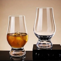 2'li Kristal Cam Viski Tadım Bardağı Seti - Glencairn Tarzı Premium Degüstasyon Kadehi Şeffaf 2'li Kristal Cam Viski Tadım Bardağı Seti - Glencairn Tarzı Premium Degüstasyon Kadehi Şeffaf