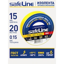 Safeline Sarı Pvc İzolon Bant 20 Metre 1 Adet, Kablolar İçin 289428443