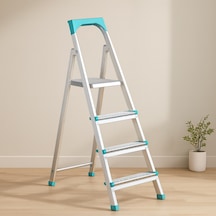 3+1 Basamaklı Metal Merdiven 82 Cm 120 Kg -