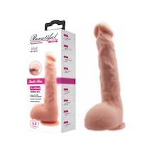 Hızlı Express Baile Beautiful 24 Cm Süper Gerçekçi Vantuzlu Damarlı Dildo Penis