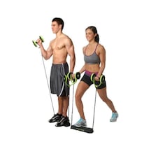 Multiflexpro Siyah Egzersiz Spor Aleti Tekerlekli Lastikli Karın