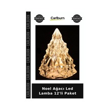 Noel Ağacı Led Lamba 12'li Paket Ev Dekoru Işıklı Figür Yılbaşı Lambası Diğer