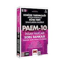 Yargı 2026 Paem Komiser Yardımcılığı Ve Rütbe Terfi Sınavlarına Hazırlık İnsan Hakları Soru Bankası