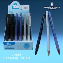 0.7 Mm Versatil Uçlu Kalem 3 Adet 8166 Çok Renkli