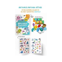 Okyanus Boyama Kitabı - Oyun Hamurlu - 3 Yaş + - Yqbx-645620