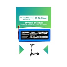 Onvo Rx-04 2400w Batarya Ultra Yüksek Kapasite 52v 30.000mah Elektrikli Scooter Bataryası Çok Renkli