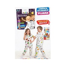 5-6 Yaş İçin Boyanabilir Pijama, Keçeli Kalem İle Eğlenceli