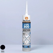 Bautech Silikonize Mastik 500 Gr Siyah