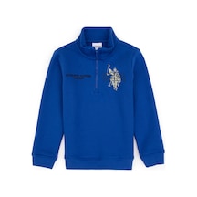 U.s. Polo Assn. Erkek Çocuk Mavi Sweatshirt 50315815-vr212 Royal Blue