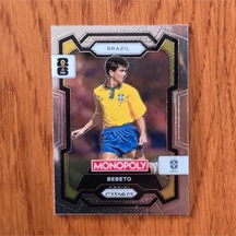 Prizm Monopoly Bebeto No. 20 Lisanlı Oyun Kartları - Silver