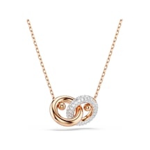 5738200 Swarovski Kolye Dextera:pend S Cre/ros Metalik