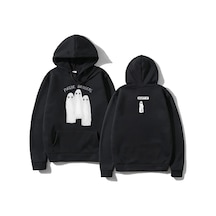 Tarzsokak Siyah Retro Yaratıcı Hoodies Phoebe Britomorrow Gün Sonra Yarın Müzik Albümü Klas