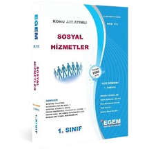 Egem Yayınları Aöf Sosyal Hizmetler 1. Sınıf 1. Yarıyıl Güz Dönemi Güncel Kitap