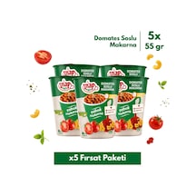 Snap Eats Hazır Makarna Domates Soslu Çabuk Makarna 65 Gr 5'li Fırsat Paketi