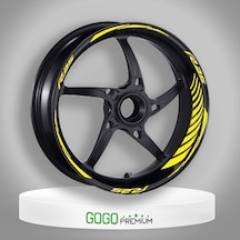 Reflektör Sarı Racing Yamaha R25 Uyumlu 1 Set Jant Şeridi Çok Renkli