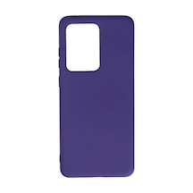 Samsung Galaxy S20 Ultra Kılıf Nano İçi Kadife Silikon - Mor 0.2M-Çok Renkli