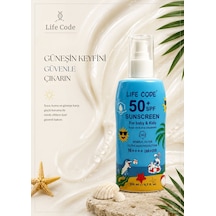 Bebek Ve Çocuk Güneş Kremi Mineral Filtre Waterproof Marine Barrier Science 50 Spf Baby 200 Ml