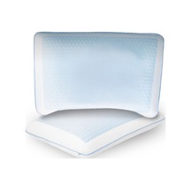 2 Adet Terletmeyen Visco Ortopedik Yastık,serinleten Jelli Yastık Çift Yönlü 60x40-15 Cm Beyaz