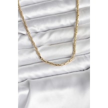 14k Gold Renk Kaplama Model Cm Kadın Kolye - Tj-bko10730 Gümüş