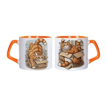 Yaramaz Kedi Kupa Bardak Tek Adet 0555 Çok Renkli
