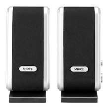 Snopy Sn-820 2.0 Siyah/Gümüş Lcd İnce Tasarım Usb Speaker