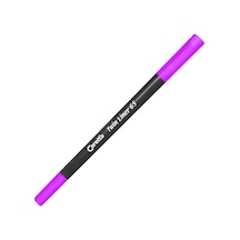 Caretta 65-11 Çift Uçlu Keçeli Kalem 0.4-1 MM Lila
