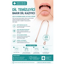 Bakır Dil Temizleme Aparatı Dil Temizleyici Ağız Bakım Aparat