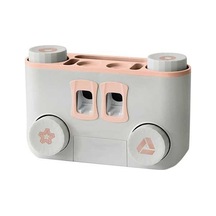 Pazly Ve Tuvalet Suntek Pembe Fırçası Ev Dispenseri Diş Banyo Aksesuarı Km Diğer