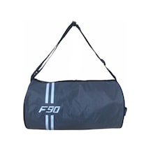 Galb Leather Silindir Gri Spor Cantasi El Ve Omuz Askili Mini Boy 38x20 Cm