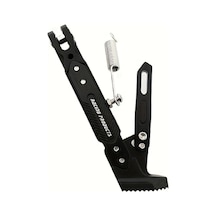 Chuangyinshop Siyah Evrensel Off-road Motosikletler İçin Ayarlanabilir Alüminyum Alaşım Motosiklet Yan Sehpası - Dayanıklı Ve Hafif