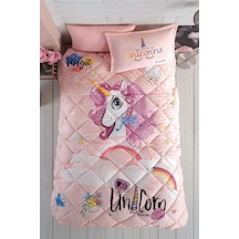 Clasy Ranforce Uyku Seti Tek Kişilik Pink Dreams V1 Pudra