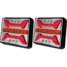 2 Adet Fonksiyonel Neon Led Stop/Sinyal lambası Kamyon-Römork-Karavan 12-24 Volt