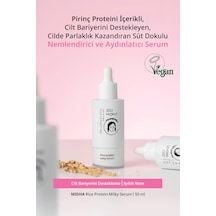 Pirinç Proteini İçeren Cilde Parlaklık Kazandıran Nemlendirici Serum Mıdha Rice Protein Milky Serum