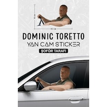 Domınıc Toretto Yan Cam Sticker Şoför - 851663782