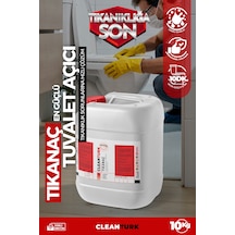 Cleanturk Tıkanaç Asidik Tuvalet Ve Kanalizasyon Açıcı Güçlü Temizlik 10 Kg