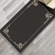 Evaşk Namazlık Dokuma Halı Kaymaz Muslumana Seccade80 x 130 Kahverengi EVASK806A80